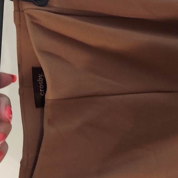 Crosby brand Size M Dark Beige stretchy waist trousers for women. - Picture 7 of 7